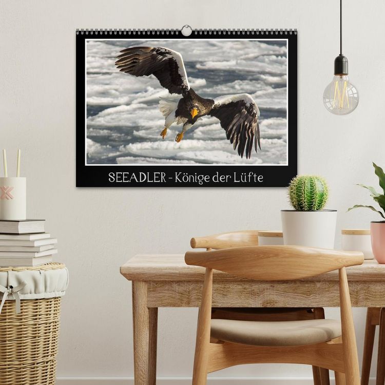 Produktbild: Seeadler - K&ouml;nige der L&uuml;fte (Wandkalender 2026 DIN A3 quer), CALVENDO Monatskalender