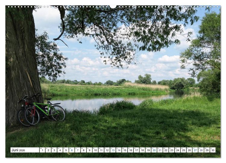 Produktbild: Ein Sommer im Havelland - Spaziergang entlang am Havelradweg (hochwertiger Premium Wandkalender 2026 DIN A2 quer), Kunstdruck in Hochglanz