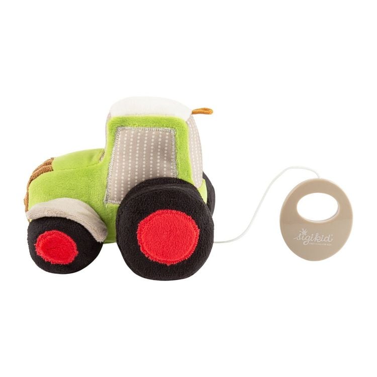 Produktbild: Sigikid 43531 - Baby Spieluhr Pl&uuml;sch-Traktor, Melodie: Old McDonalds, 13x12x15cm
