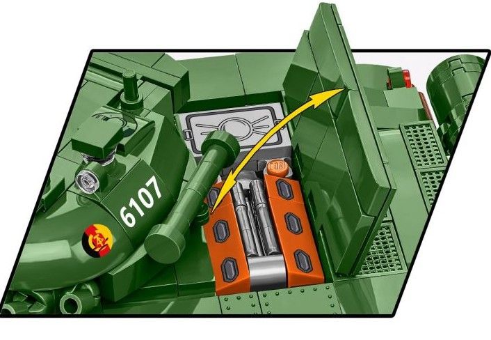 Produktbild: COBI Armed Forces 2625 - T-72 (East Germany/Soviet), Panzer, Bausatz, 1:35, 680 Bauteile