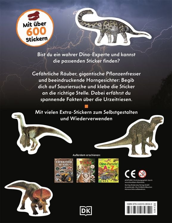 Produktbild: Sticker-Lexikon. Dinosaurier