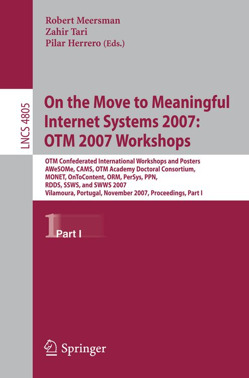 Produktbild: On the Move to Meaningful Internet Systems 2007: OTM 2007 Workshops