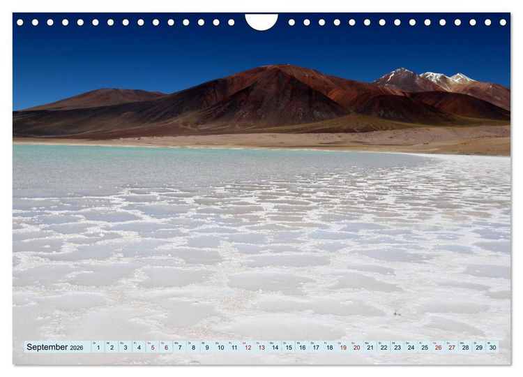 Produktbild: ATACAMA Wunder der Natur (Wandkalender 2026 DIN A4 quer), CALVENDO Monatskalender
