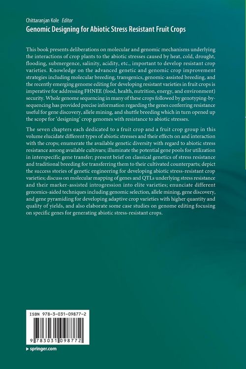 Produktbild: Genomic Designing for Abiotic Stress Resistant Fruit Crops
