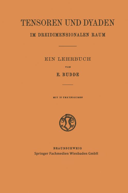 Produktbild: Tensoren und Dyaden im Dreidimensionalen Raum