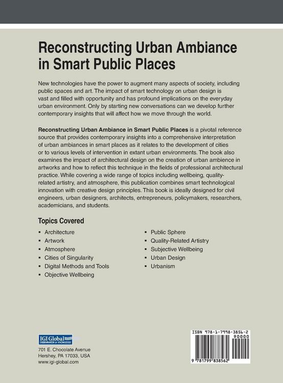 Produktbild: Reconstructing Urban Ambiance in Smart Public Places
