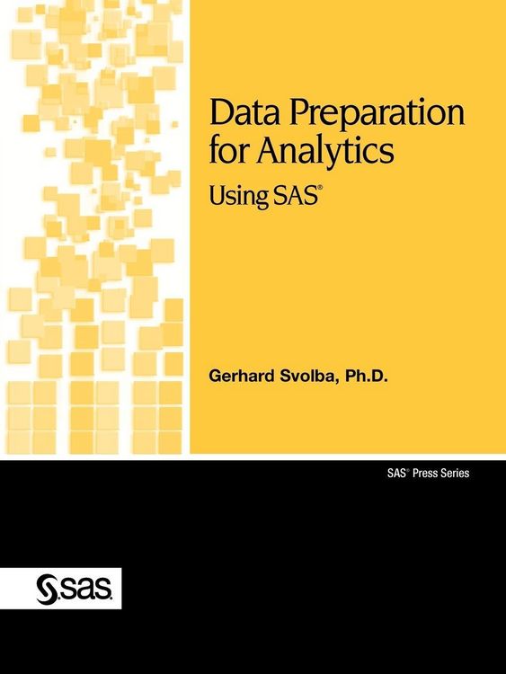 Produktbild: Data Preparation for Analytics Using SAS