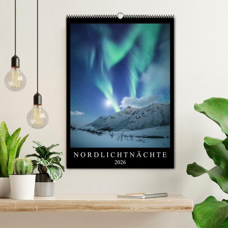 Produktbild: Nordlichtn&auml;chte (Wandkalender 2026 DIN A2 hoch), CALVENDO Monatskalender