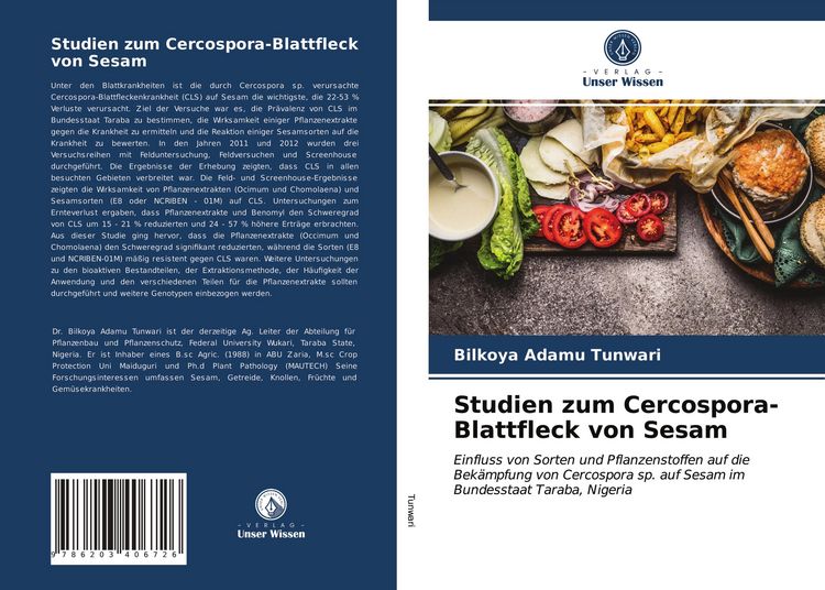 Produktbild: Studien zum Cercospora-Blattfleck von Sesam