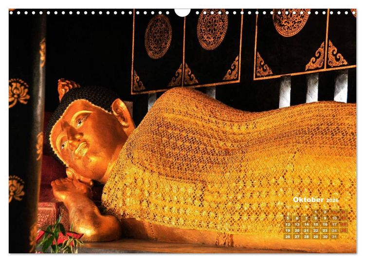 Produktbild: Thailands Buddhas (Wandkalender 2026 DIN A3 quer), CALVENDO Monatskalender