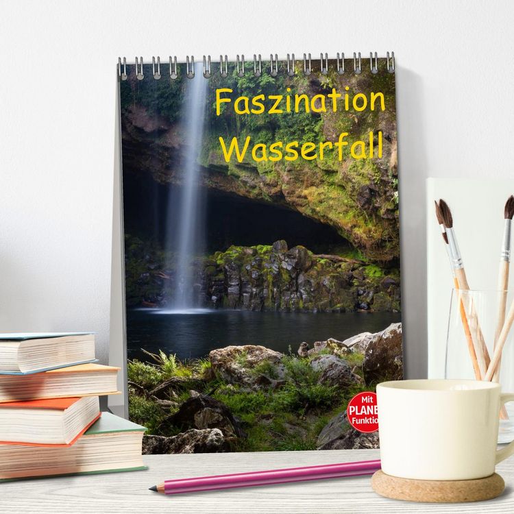 Produktbild: Faszination Wasserfall (Tischkalender 2026 DIN A5 hoch), CALVENDO Monatskalender