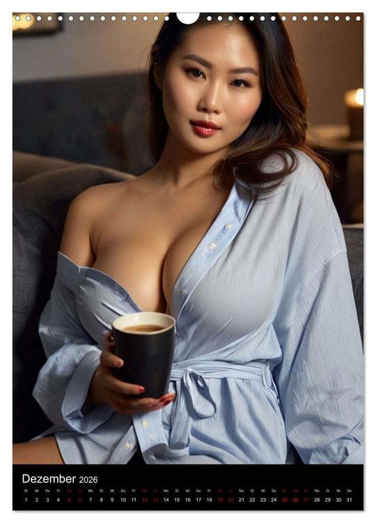 Produktbild: Big in Japan - Br&uuml;ste aus Asien (Wandkalender 2026 DIN A3 hoch), CALVENDO Monatskalender