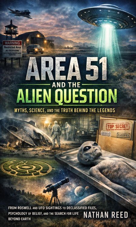 Produktbild: Area 51 and the Alien Question: Myths, Science, and the Truth Behind the Legends (From Roswell and UFO Sightings to Declassified Files, Psychology of