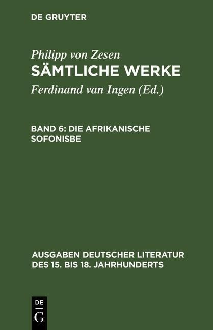 Produktbild: Die afrikanische Sofonisbe