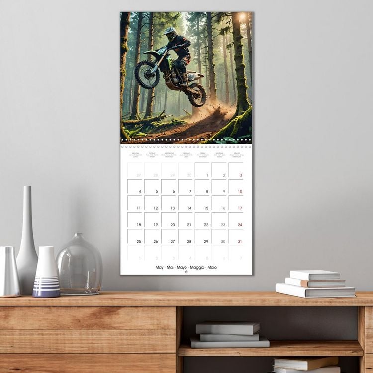 Produktbild: Ride the motocross thrill (Wall Calendar 2026 12 &times; 12 Inch) CALVENDO 12 Month Wall Calendar
