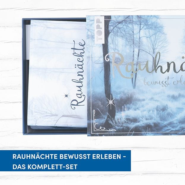 Produktbild: Rauhn&auml;chte bewusst erleben - Die wunderbare Rauhn&auml;chte-Box. Mit magischem W&uuml;nsche-Ritual