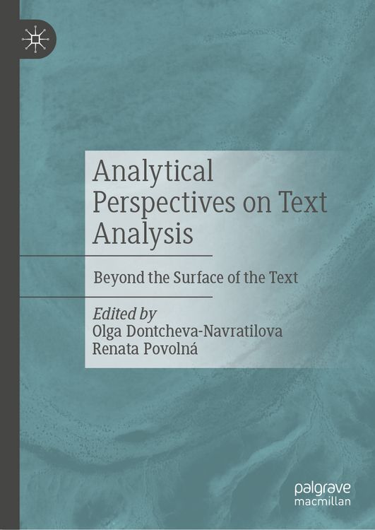 Produktbild: Analytical Perspectives on Text Analysis