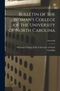 Produktbild: Bulletin of the Woman's College of the University of North Carolina; 1955-1956