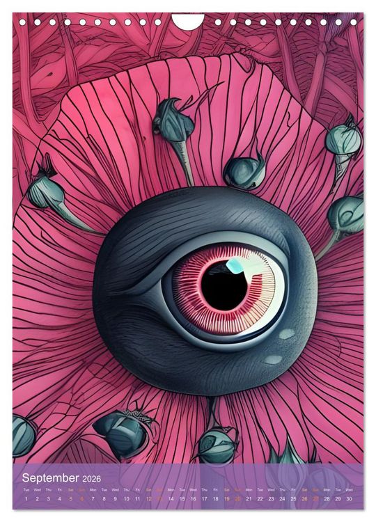 Produktbild: Enchanted Eyes (Wall Calendar 2026 DIN A4 portrait), CALVENDO 12 Month Wall Calendar