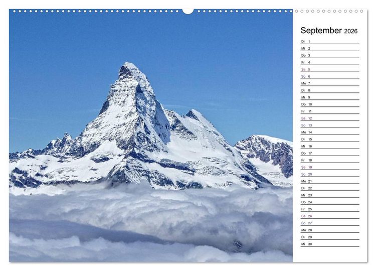 Produktbild: Matterhorn. Der Berg der Berge (Wandkalender 2026 DIN A2 quer), CALVENDO Monatskalender