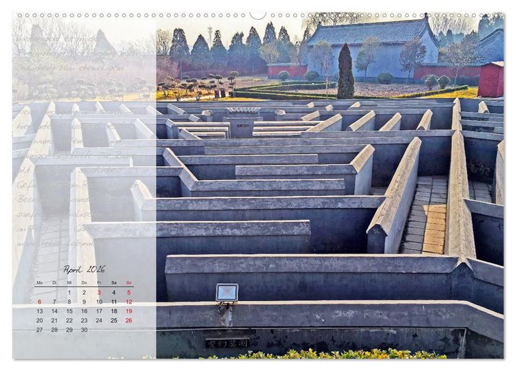 Produktbild: Geheimnisvolles China 2026 (hochwertiger Premium Wandkalender 2026 DIN A2 quer), Kunstdruck in Hochglanz