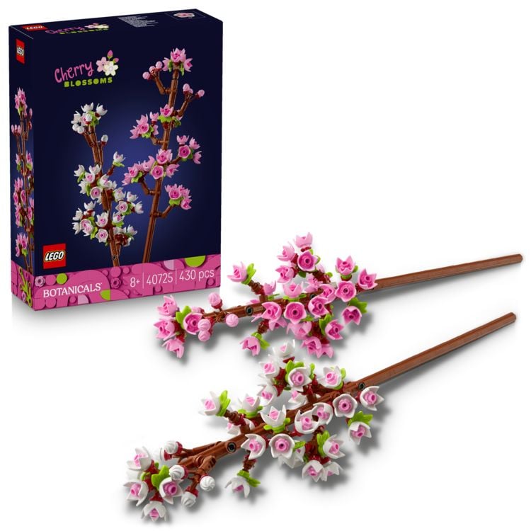 Produktbild: LEGO Botanicals 40725 Kirschbl&uuml;ten, Kreatives Spielzeug f&uuml;r M&auml;dchen