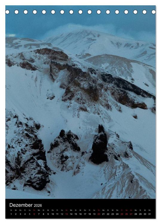 Produktbild: Island - Der Laugavegur-Kalender 2026 (Tischkalender 2026 DIN A5 hoch), CALVENDO Monatskalender