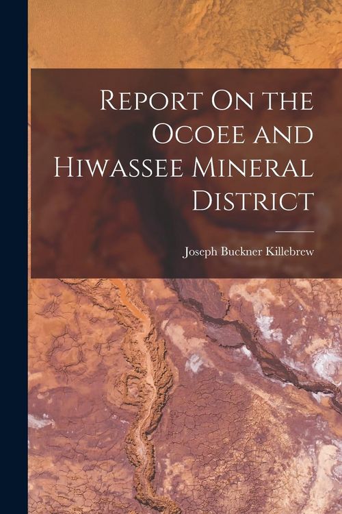 Produktbild: Report On the Ocoee and Hiwassee Mineral District