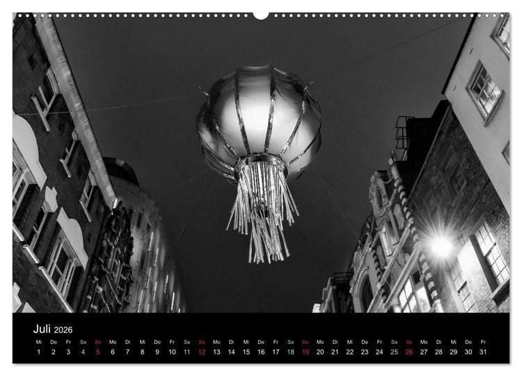 Produktbild: Unterwegs in London (Wandkalender 2026 DIN A2 quer), CALVENDO Monatskalender