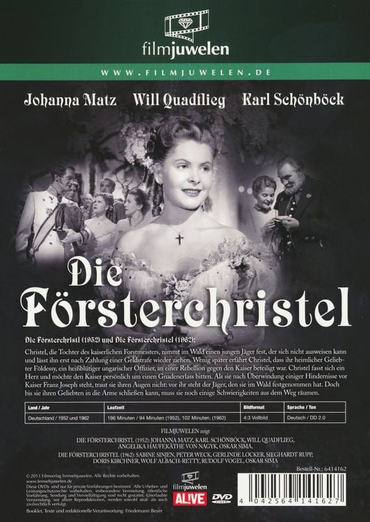 Produktbild: Die F&ouml;rsterchristel (1962 und 1952) - Doppelbox/Filmjuwelen [2 DVDs]