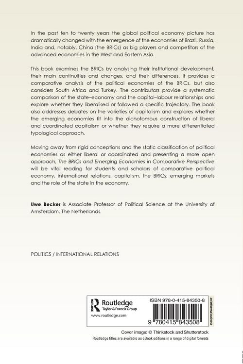 Produktbild: The BRICs and Emerging Economies in Comparative Perspective