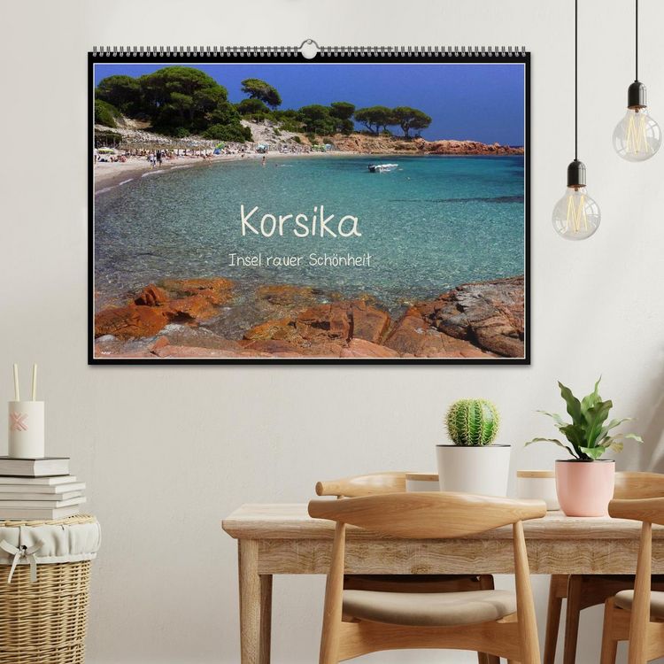 Produktbild: Korsika - Insel rauer Sch&ouml;nheit (Wandkalender 2026 DIN A2 quer), CALVENDO Monatskalender