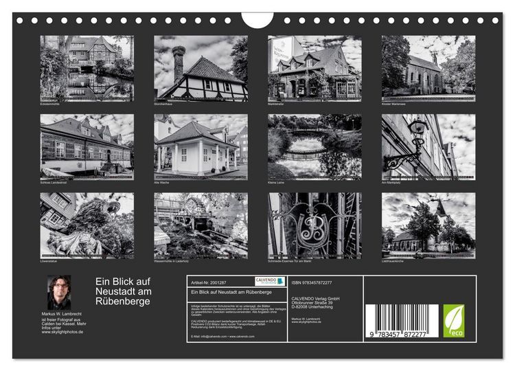 Produktbild: Ein Blick auf Neustadt am R&uuml;benberge (Wandkalender 2026 DIN A4 quer), CALVENDO Monatskalender