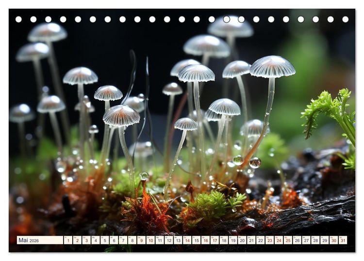 Produktbild: Wunderwelt Mikrokosmos (Tischkalender 2026 DIN A5 quer), CALVENDO Monatskalender