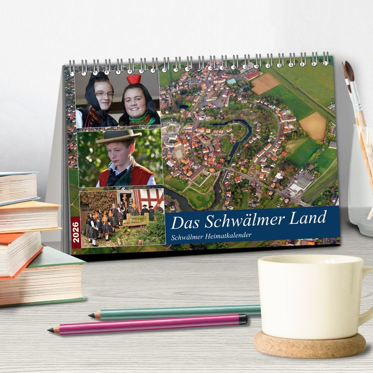 Produktbild: Das Schw&auml;lmer Land (Tischkalender 2026 DIN A5 quer), CALVENDO Monatskalender