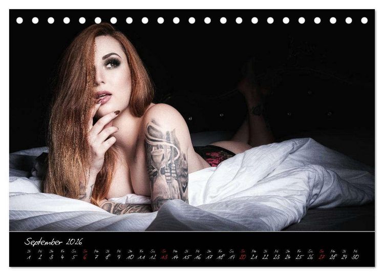 Produktbild: PinUp-Kalender 2026 (Tischkalender 2026 DIN A5 quer), CALVENDO Monatskalender