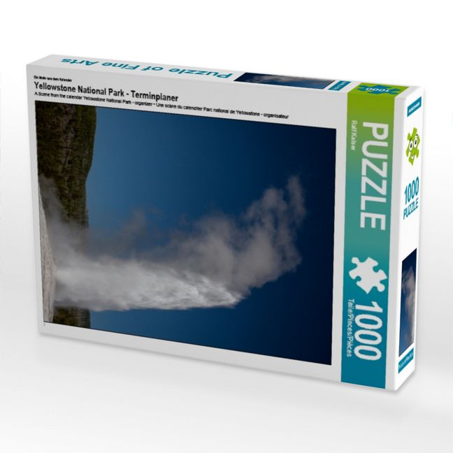 Produktbild: CALVENDO Puzzle Ein Motiv aus dem Kalender Yellowstone National Park - Terminplaner | 1000 Teile Lege-Gr&ouml;&szlig;e 64x48cm Foto-Puzzle f&uuml;r gl&uuml;ckliche Stunden