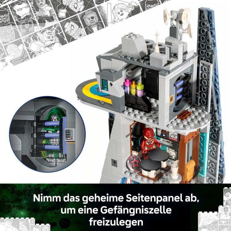Produktbild: LEGO ǀ Marvel Avengers: Doomsday Neuer Avengers Tower Modellbausatz 76352