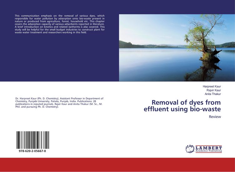 Produktbild: Removal of dyes from effluent using bio-waste