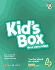 Produktbild: Kid's Box New Generation Level 4 Teacher's Book with Digital Pack English for Spanish Speakers