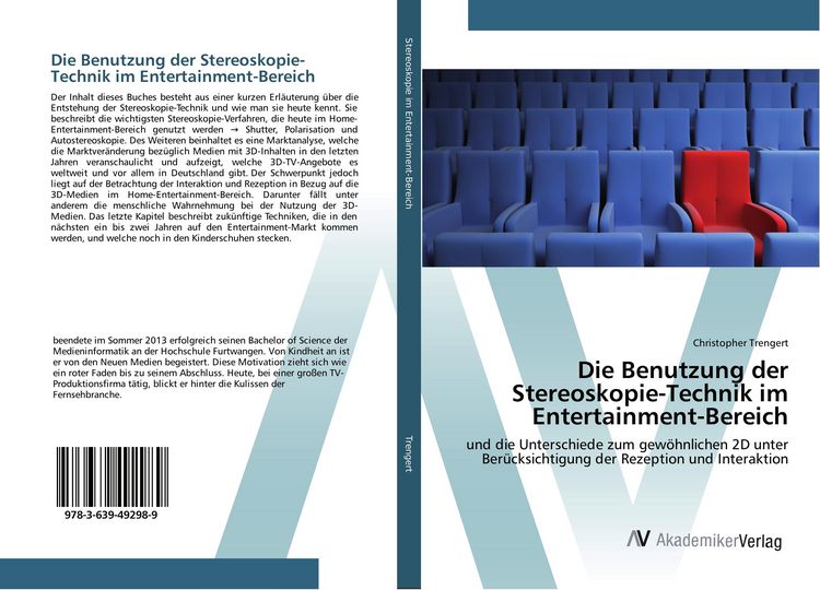 Produktbild: Die Benutzung der Stereoskopie-Technik im Entertainment-Bereich