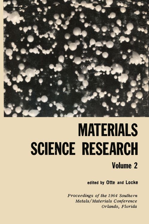 Produktbild: Materials Science Research