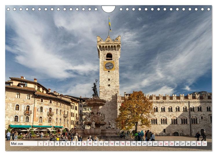 Produktbild: Trient und das Trentino (Wandkalender 2026 DIN A4 quer), CALVENDO Monatskalender