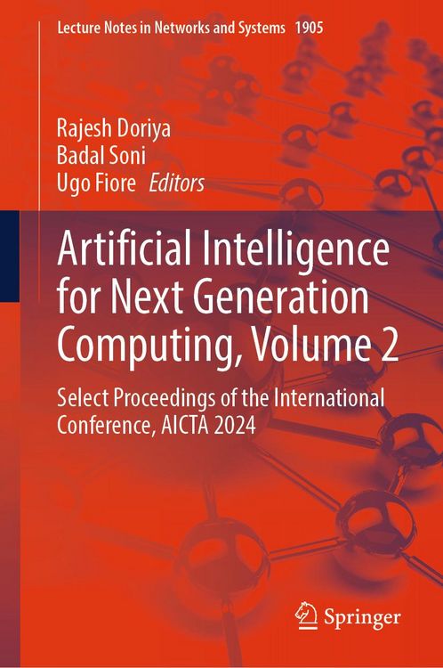 Produktbild: Artificial Intelligence for Next Generation Computing, Volume 2