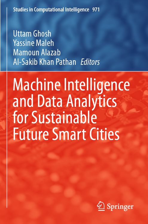 Produktbild: Machine Intelligence and Data Analytics for Sustainable Future Smart Cities