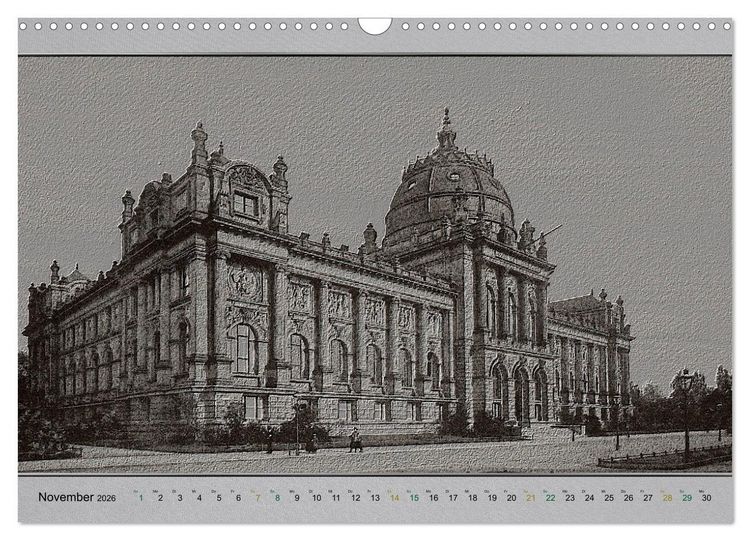 Produktbild: Hannover, alte Aufnahmen neu interpretiert. (Wandkalender 2026 DIN A3 quer), CALVENDO Monatskalender