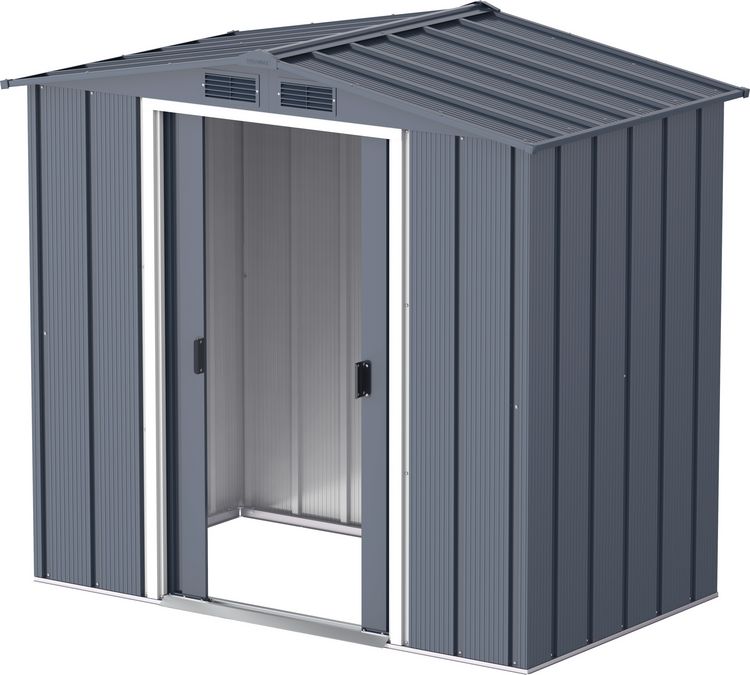 Produktbild: Metall Ger&auml;tehaus 202x113 Gartenhaus Schiebet&uuml;ren