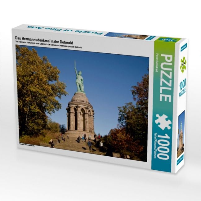 Produktbild: CALVENDO Puzzle Das Hermannsdenkmal nahe Detmold | 1000 Teile Lege-Gr&ouml;&szlig;e 64x48cm Foto-Puzzle f&uuml;r gl&uuml;ckliche Stunden