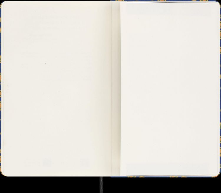Produktbild: Moleskine Silk Kalender, undatiert, 12 Monate, w&ouml;chentlich, large/A5, fester Einband, blau