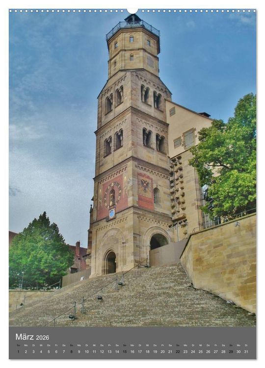 Produktbild: Kirchen und Kl&ouml;ster in Deutschland (Wandkalender 2026 DIN A2 hoch), CALVENDO Monatskalender
